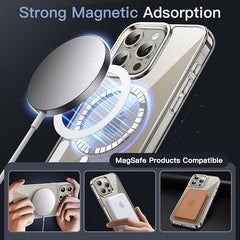 Compatible Magnetic Phone Case with Camera Control – Military-Grade Shockproof Protection for iPhone 15, 15 Plus, 15 Pro & 15 Pro Max