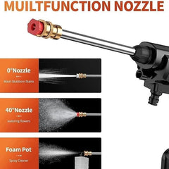 Cordless Pressure Washer | 48V Portable Electric Power Washer Gun | High-Pressure Handheld Cleaner for Car Wash, Garden Watering & Outdoor Cleaning Tasks