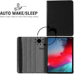 iPad Pro 13" M4 2024 360° Rotating Leather Case – Premium PU Smart Cover with Auto Sleep/Wake, Multi-Angle Stand & Full Protection (Multi-Colour)