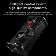 YP35 10000mAh Fast Charging Power Bank – Compact Power Solution with LED Battery Display