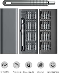 51-in-1 Precision Screwdriver Set | Portable Magnetic Screwdriver Kit with 48 Bits for Torx, Hex & Small Repairs