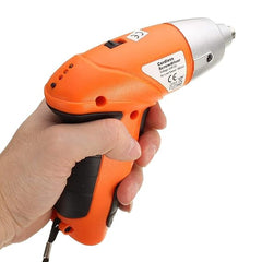 Rechargeable Electric Screwdriver | Cordless Screwdriver with Dual LED Light | 3.6V 1300mAh Li-ion Compact Tool