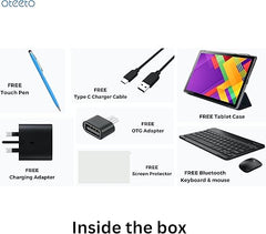 TAB 11 Pro Tablet – 10.1" IPS Display | 8GB RAM, 512GB ROM | 5G | 6000mAh Battery | Octa-Core, Android 13 | Keyboard, Touch Pen, Mouse Included