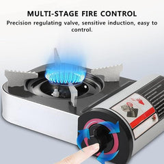 Gas Cooker Outdoor Mini Square Stove | Portable Folding Gas Stove for Camping & Adventures