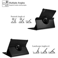 iPad Pro 13" M4 2024 360° Rotating Leather Case – Premium PU Smart Cover with Auto Sleep/Wake, Multi-Angle Stand & Full Protection (Multi-Colour)