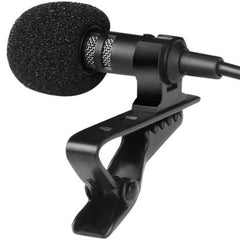 3.5mm Lavalier Microphone for Mobile Phones - Clip-On Lapel Mic for Audio & Video Recording, Stretch-Resistant Cable, Flexible, Eco-Friendly & Professional Sound Quality