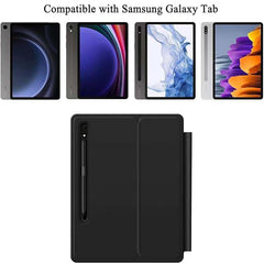 Keyboard Case for Samsung Galaxy Tab with Multi-Touch Trackpad, Backlit Keys, Smart Arabic-English Layout, and Integrated S-Pen Slot