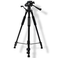 Professional Tripod for Mobile & Camera - Durable ABS + Metal Construction, Adjustable Height, Lightweight, Portable, Universal Compatibility for Smartphones, DSLR & Mirrorless Cameras