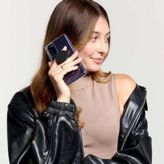 PopGrip with Swappable Top – Black Phone & Tablet Grip and Stand – Secure Hold, Hands-Free Viewing, Wireless Charging Compatible, Perfect Everyday Mobile Accessory