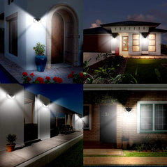 Waterproof Outdoor Motion Sensor Infrared Wall Lamp | 100 LED Solar-Powered Garden Sensor Light, IP65 Water-Resistant Bright Outdoor Lighting for Garden, Patio, Yard
