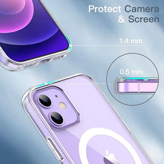Compatible Magnetic Phone Case with Camera Control – Military-Grade Shockproof Protection for iPhone 12, 12 Mini, 12 Pro & 12 Pro Max
