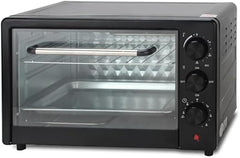 25L Electric Oven – Compact Countertop Oven with Even Heat Distribution, 60-Minute Timer, Baking Tray & Wire Rack for Baking, Roasting & Grilling