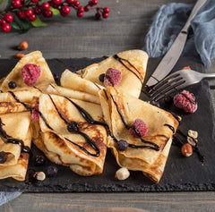 Electric Pancake & Crepe Maker with Auto Power-Off | Non-Stick Hot Plate, Automatic Temperature Control for Pancakes, Crepes, Omelets, and More