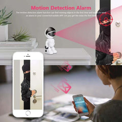 Smart Tracking WiFi Camera – 1080P HD Auto-Follow Baby Monitor & Home Security Camera with Motion Detection, Night Vision, Two-Way Audio & Mobile App Control