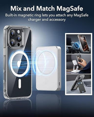 Compatible Magnetic Phone Case with Camera Control – Military-Grade Shockproof Protection for iPhone 16, 16 Plus, 16 Pro & 16 Pro Max