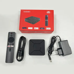 Q5 Android 10.0 OS 4K Smart TV Box | Allwinner H313 Media Player with 2GB RAM, 8GB Storage, Voice Remote, Supports 8K UHD Streaming, Ethernet
