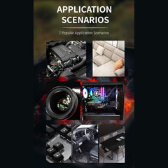 Powerful LED Electric Blower – Jet Dry Cleaner for Keyboards & Electronics | High-Speed Air Duster for Dust Removal from Computers, Cameras, and Car Interiors