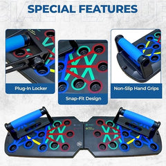 12 in 1 Compression Training Plate Machine | All-in-One Body Building Tool with Arch Board & Stands for Effective Home Fitness Training for Men and Women