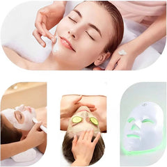 7-Color LED Light Therapy Face Mask – Professional Skin Rejuvenation Device for Anti-Aging, Acne Treatment, Wrinkle Reduction & Firm, Radiant Complexion at Home