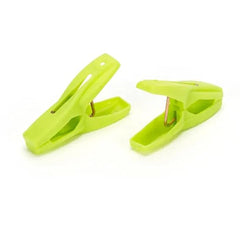 Plastic Clothes Pins Laundry Clips | 40 Pcs Colorful Clothespins with Bag, 2-Inch Small Clothespins for Hanging Clothes – 4 Colors