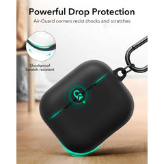 AirPods 4 Case (2024) | USB-C Compatible Cover with Magnetic Lid Lock & Full Drop Protection in Soft Multi-Color Designs