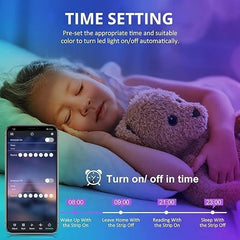 5m Bluetooth LED Strip Light with USB – RGB TV Backlight, Smart App Control, Music Sync, and Remote Function for Home, Gaming Room & TV Decoration
