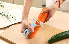 Ceramic Peeler & Sharp 'Y' Paring Knife Set | Assorted Colors, Pack of 6 | Ergonomic Kitchen Peeling & Cutting Tools