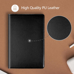 iPad Pro 11" (2024 M4) Case – 360° Rotating Smart Folio PU Leather Cover with Auto Sleep/Wake, Shockproof Protection & Multi-Angle Stand (Multi Colour)