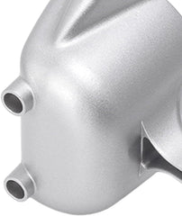 Silver Efficient Non-Lemon Fruit Presser – Manual Aluminum Alloy Juice Squeezer with Dual Funnels, Easy Wash Design for Maximum Extraction from Oranges, Pomegranates & More