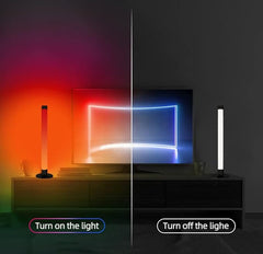 Smart LED Light Bar RGB Lights | Bluetooth App Remote Control, 3-in-1 16 Million Colors, TV Backlight for Room, Movies, PC, Gaming Setup - 2PCS
