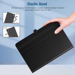 360° Rotating Leather Case for Universal 10/11-Inch Tablets – Premium PU Smart Cover with Auto Sleep/Wake, Multi-Angle Stand, Shockproof Full Protection (Multi-Colour)