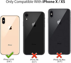 Compatible Magnetic Phone Case with Camera Control – Military-Grade Shockproof Protection for iPhone X, Xs, Xs Max & Xr