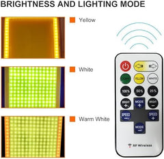 LED Work Light | 20000LM Dual-Head Adjustable Magnetic Light | Super Bright, Portable, and Versatile for Workshop, Garage, Outdoor, and Camping Use
