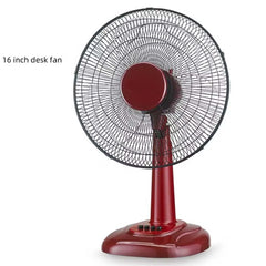 MTF-425 16" Table Fan – 3-Speed Settings with Adjustable Tilt, Quiet & Efficient Cooling Fan for Home, Bedroom, Dorm, and Office Desk Use