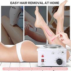 Professional Single Hair Wax Warmer | Electric Wax Heater Machine for Salon & Home Use | Precise Temperature Control for All Hard Waxes