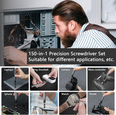 150-in-1 Precision Screwdriver Set | Small Electronics Repair Tool Kit with Case, Compatible with PC, Laptop, iPhone, MacBook, Glasses, Watches, PS5, Xbox Controller