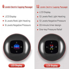 Smart Electric Cupping Device with 5 Massage Modes & Heating Therapy – Full Body Vacuum Massager for Deep Muscle Relaxation & Pain Relief