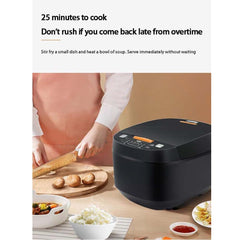 Multifunctional Electric Rice Cooker & Pressure Cooker - 5L/1.8L Smart Pot with Slow Cook, Steam, and Hot Pot Modes | Portable Kitchen Appliance