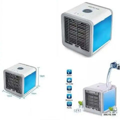 3-in-1 Arctic Air Cooler – Portable Mini AC, Humidifier & 7-Color LED Light | Ultra Quiet, Energy Efficient Cooling Fan for Home, Office & Travel