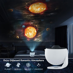 Galaxy Projector Star Projector – 360° Rotation Night Sky Projector with 13 Replaceable Galaxy Discs for Kids & Adults, Perfect Home Decor Lighting