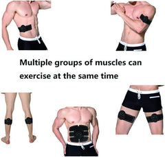 Vest Line Abdominal Muscle Sticker | Black Six-Pack Stimulator for Sculpting & Toning