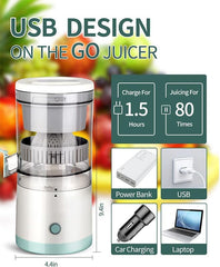 Electric Orange Juicer | Compact USB-Powered Hands-Free Citrus Juicer for Effortless Juice Extraction
