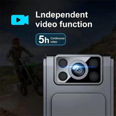 HD 1080p Noise Reduction Body Camera – Portable Body-Worn Camera with Night Vision, WiFi, Audio/Video Recording, 180° Adjustable Lens & Back Clip for Security Use