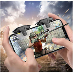 Finger Trigger Game Controller – Plug & Play Mobile Shooting Gamepad | Responsive Fire Buttons for PUBG, Call of Duty, Free Fire | No Bluetooth or Charging Needed