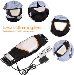 Electric Vibrating Slimming Belt | Adjustable Waist Massage Belt | Fat Burning & Body Toning Equipment for Abdomen, Hips, and Waist Slimming at Home