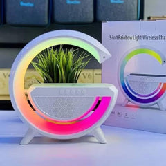 3-in-1 Night LED Desk Lamp | Bluetooth Speaker with 15W Wireless Charger | Dimmable Touch Lamp for Bedroom, Office & Home Décor