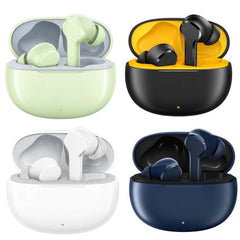 T110 Buds – Noise Cancelling True Wireless Earbuds, 38H Playtime, Bluetooth 5.3, Deep Bass, IPX5 Waterproof, Premium Black In-Ear Headphones with Charging Case (Multi)