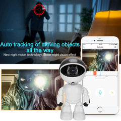 Smart Tracking WiFi Camera – 1080P HD Auto-Follow Baby Monitor and Home Security Camera with Motion Detection, Night Vision, and Remote Phone App Access