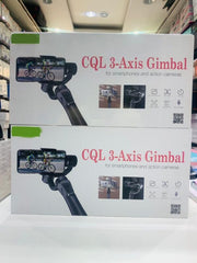 CQL 3-Axis Gimbal Stabilizer for Smartphones & Action Cameras | Professional Handheld Gimbal for Smooth Video Recording & Photography | Portable Shooting Tool