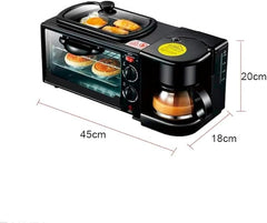 3-in-1 Multifunctional Breakfast Maker | Ultimate Morning Time-Saver for Sandwiches, Coffee, and More | Compact All-in-One Kitchen Appliance